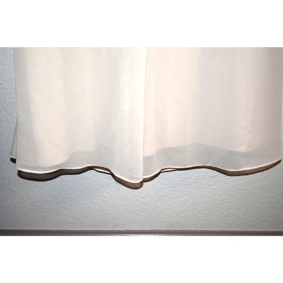 Morilee Champagne Sheath Strapless Bridesmaid Dress Size 8 - Picture 6 of 7